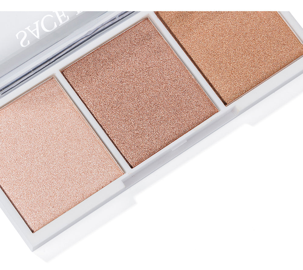 4 Colors Highlighter Palette