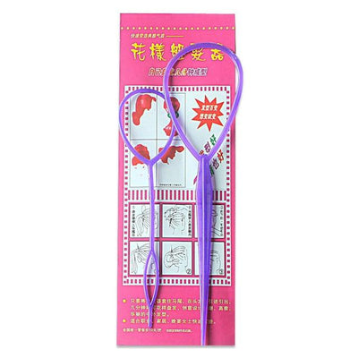 Popular 2pcs Ponytail Creator Plastic Loop