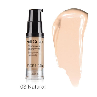 Full Cover 8 Colors Liquid Concealer