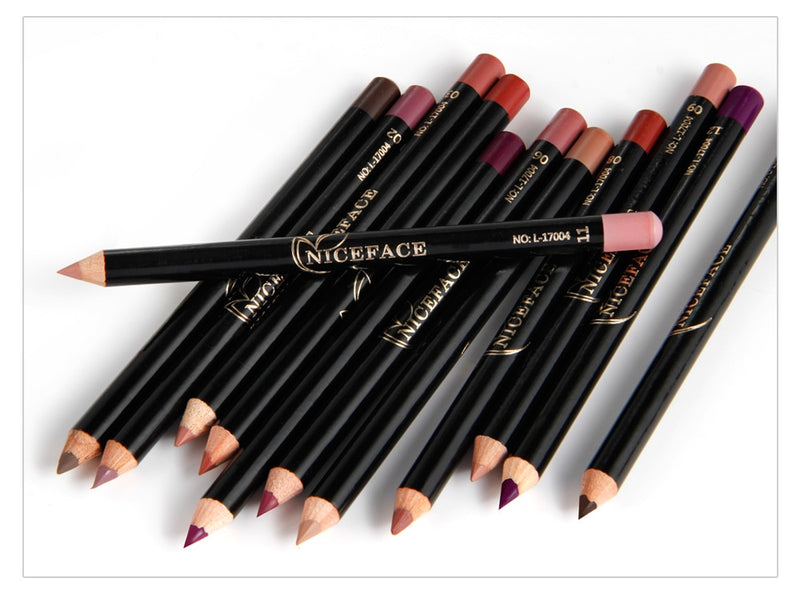 12 Colors Lip Pencils Matte Lip-liner