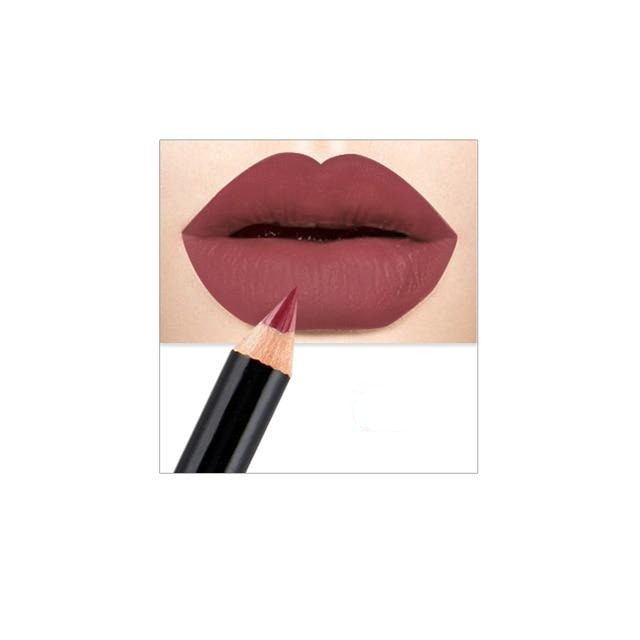12 Colors Lip Pencils Matte Lip-liner